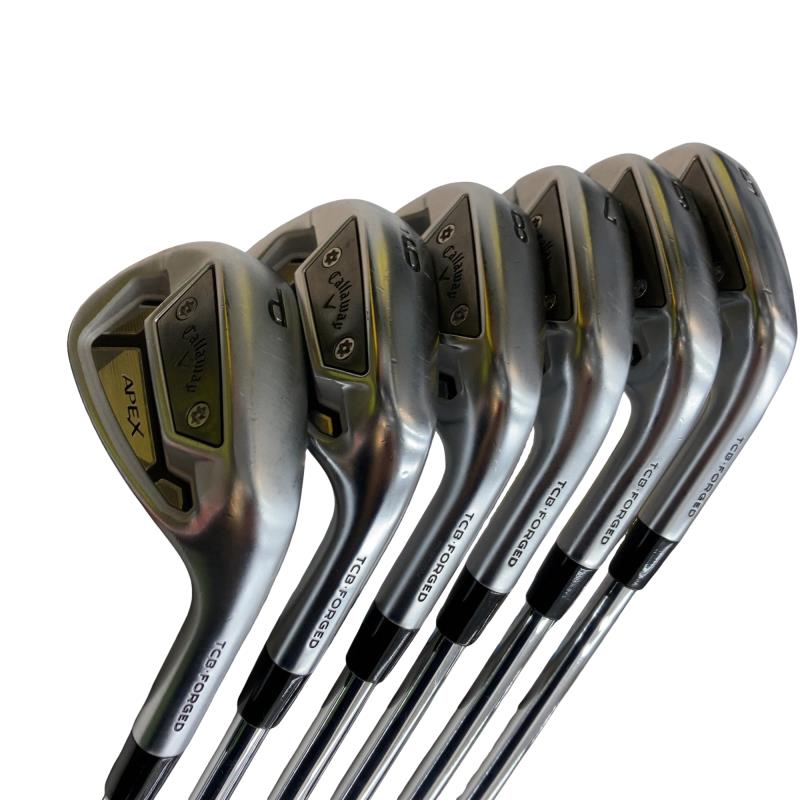 【中古】 キャロウェイ APEX TCB(2021) 6S アイアン仕掛ける IR NS PRO MODUS3 TOUR120 (フレックスS) メンズ 成人男性用 右利き 右用 C価値づける ゴルフ野球クラブ