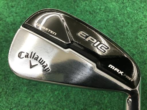 【中古】 キャロウェイ EPIC MAX FAST 5S アイアンセット IR NS PRO ZELOS 7 (フレックスS) メンズ 男性用 右利き 右用 Cランク ゴルフクラブ