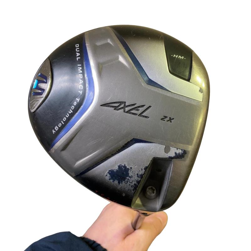 【中古】 つるや AXEL ZX HM 1W ドライバー DR AXEL ZX HM(ドライバー) (フレックスS) メンズ 男性用 右利き 右用 Cランク ゴルフクラブ