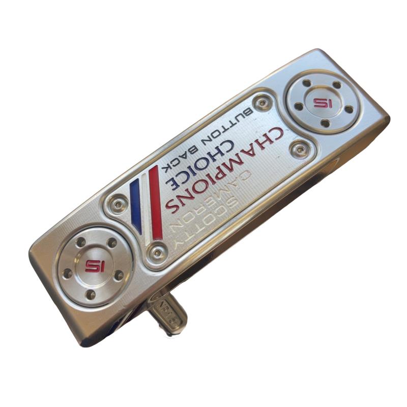 【中古】 タイトリスト SCOTTY CAMERON CHAMPIONS CHOICE BUTTON BACK NEWPORT 1.5 PLUS(2023) 34インチ パター PT スチール (フレックスその他) メンズ 男性用 右利き 右用 Cランク ゴルフクラブ