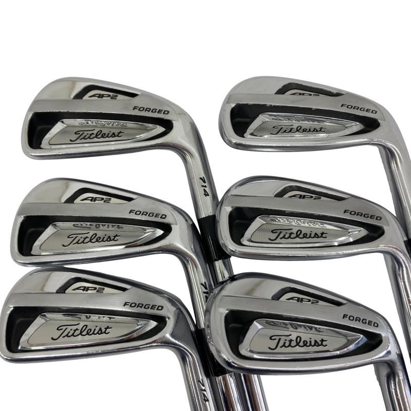 【中古】 タイトリスト Titleist AP2 714 6S アイアン書き割り IR 完全無欠特注立て坑 (フレックスX) メンズ 成人男性用 右利き 右用 D序列付ける ゴルフ野球クラブ