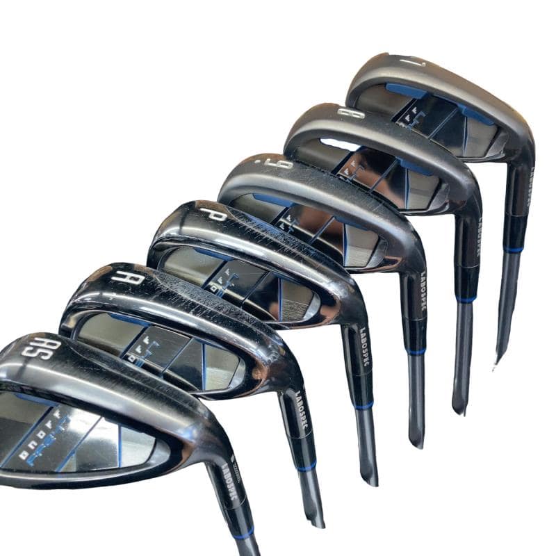 【中古】 ダイワ(グローブライド) ONOFF LABOSPEC FF247(2023) 7S アイアンセット IR HIGH REPULSION KICK FF-247(2023) (フレックスR) メンズ 男性用 右利き 右用 Cランク ゴルフクラブ