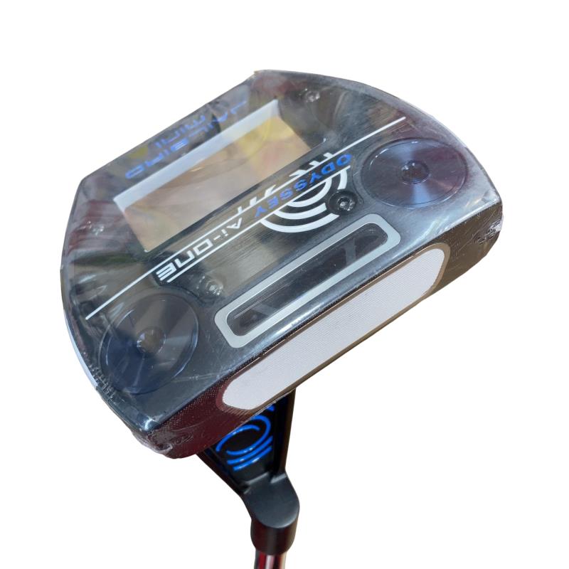 【中古】 オデッセイ Ai-ONE TRI-BEAM JAILBIRD MINI CH 34in パター PT STROKE LAB 90 スチール写真 (フレックス余分の物) メンズ 成人男性用 右利き 右用 A序列付ける ゴルフ野球クラブ パター-スポーツ・アウトドア