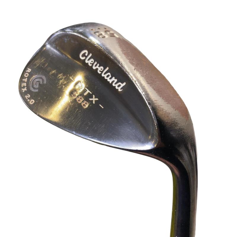 【中古】 クリーブランド Cleveland 588 RTX 2.0 ブラックサテン 58°/12° ウェッジ WG Dynamic Gold (フレックスS) メンズ 男性用 右利き 右用 Dランク ゴルフクラブ