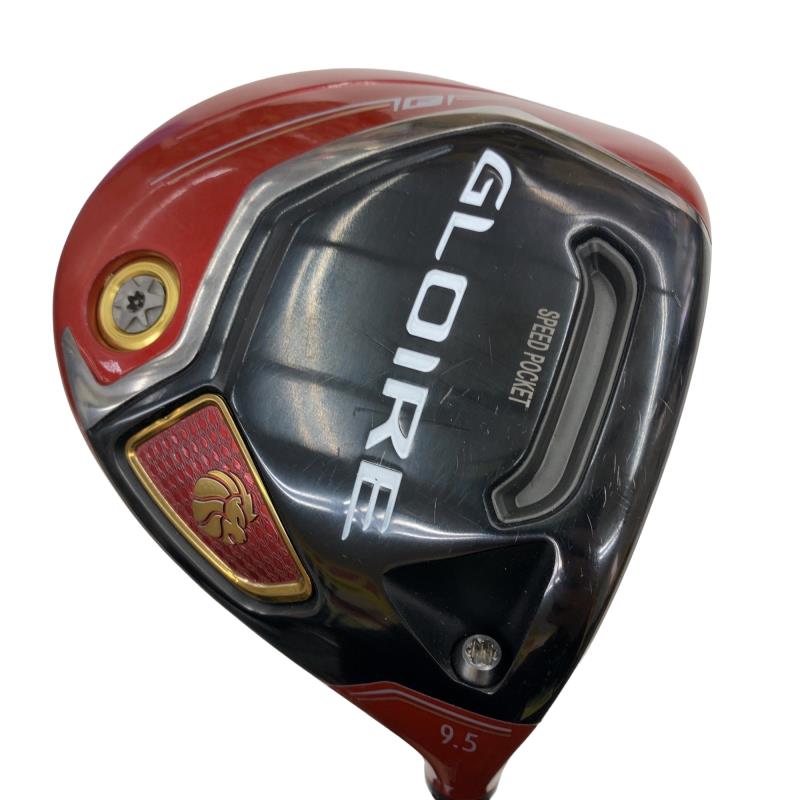 【中古】 テーラーメイド GLOIRE F(2016) 限定レッド 9.5° ドライバー DR リシャフト (フレックスその他) メンズ 男性用 右利き 右用 Cランク ゴルフクラブ