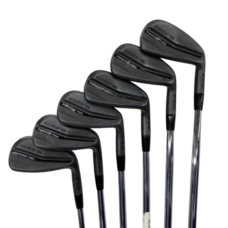 【中古】 コブラ KING FORGED TEC(2023) BLACK 6S アイアンセット IR Dynamic Gold 105 (フレックスS) メンズ 男性用 右利き 右用 Cランク ゴルフクラブ｜ゴルフパートナー 中古クラブ店