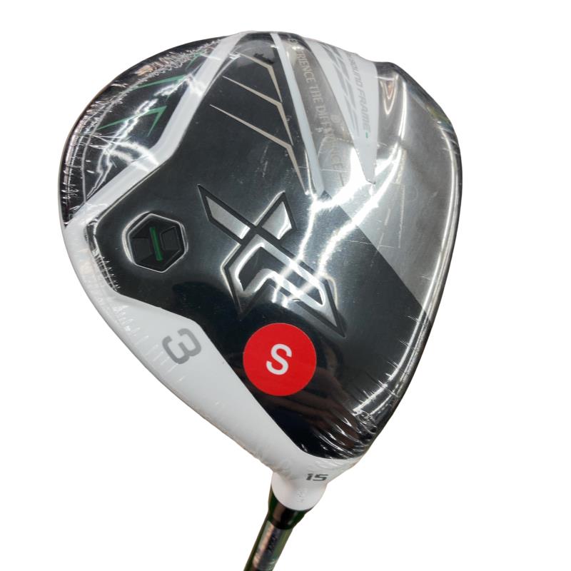 【中古】 ダンロップ XXIO(2022) eks ホワイト 3W フェアウェイウッド FW Miyazaki AX-2(FW) (フレックスS) メンズ 男性用 右利き 右用 Aランク ゴルフクラブ