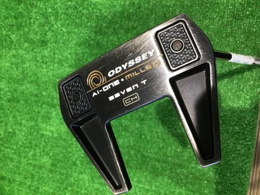 【中古】 オデッセイ Ai-ONE・MILLED SEVEN T CH 34in パター PT STROKE LAB 90 スチール写真 (フレックス余分の物) メンズ 成人男性用 右利き 右用 C序列付ける ゴルフ野球クラブ