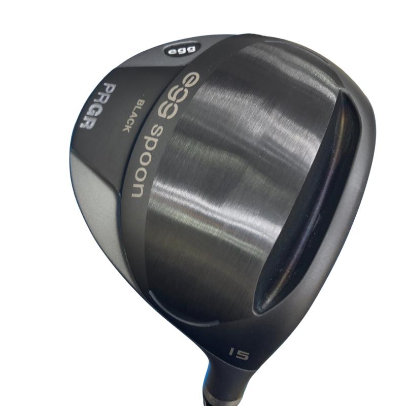 【中古】 プロギア egg spoon BLACK 15° フェアウェイウッド FW リシャフト (フレックスその他) メンズ 男性用 右利き 右用 Bランク ゴルフクラブ