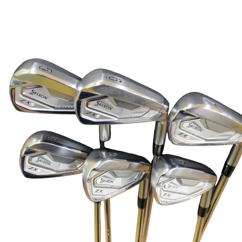 【中古】 ダンロップ SRIXON ZX5 Mk II 6S アイアンセット IR NS PRO MODUS3 TOUR105 D.S.T (フレックスS) メンズ 男性用 右利き 右用 Cランク ゴルフクラブ｜ゴルフパートナー 中古クラブ店