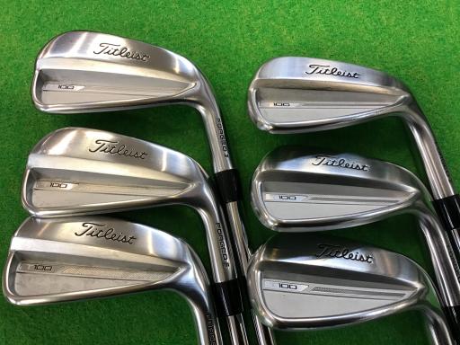 【中古】 タイトリスト Titleist T100(2023) 6S アイアンセット IR 純正特注シャフト (フレックスR) メンズ 男性用 右利き 右用 Cランク ゴルフクラブ