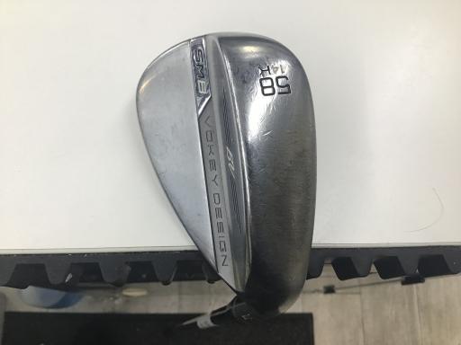 【中古】 タイトリスト VOKEY SPIN MILLED SM8 ツアークロム 58°/14°K ウェッジ WG Dynamic Gold (フレックスS) メンズ 男性用 右利き 右用 Dランク ゴルフクラブ