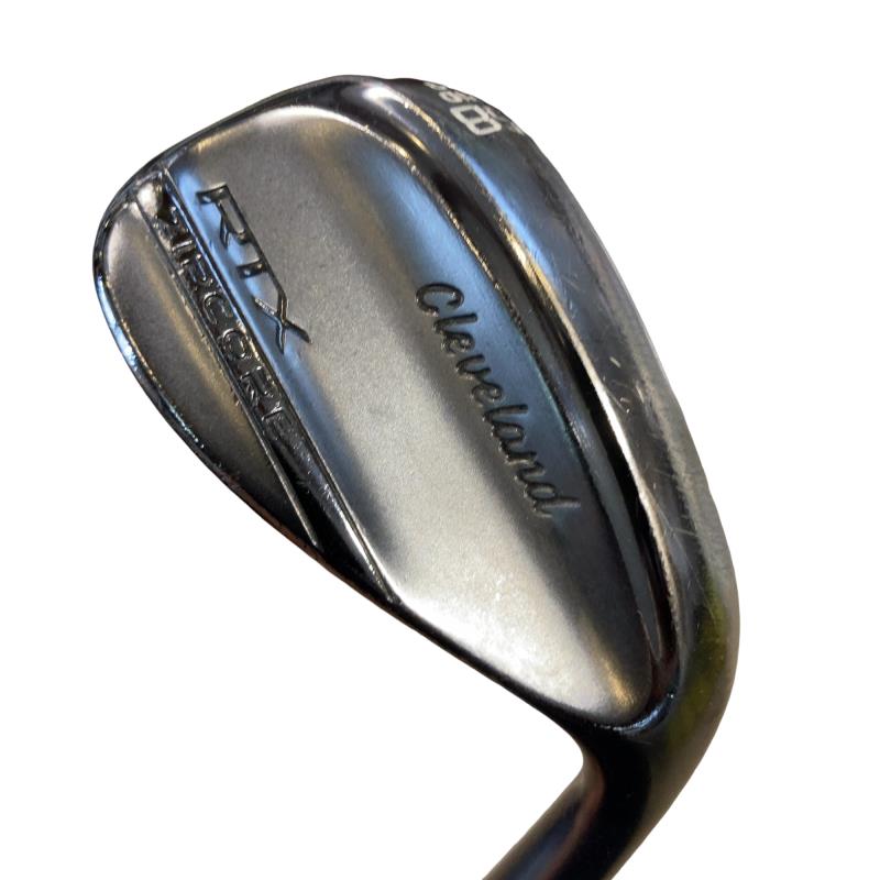 【中古】 クリーブランド Cleveland RTX ZIPCORE 黒いこと繻子 58°/10° MID ウェッジ WG Dynamic Gold (フレックスS) メンズ 成人男性用 右利き 右用 D序列付ける ゴルフ野球クラブ