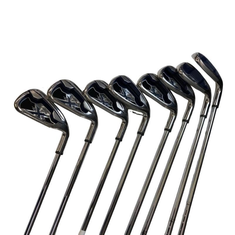 【中古】 キャロウェイ X・20(新溝適合) 8S USA アイアンセット IR Callaway Golf Steel (フレックスUNI) メンズ 男性用 右利き 右用 Dランク ゴルフクラブ