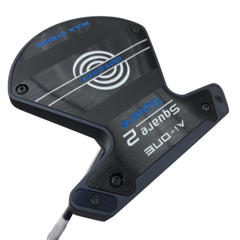【中古】 オデッセイ Ai-ONE SQUARE 2 SQUARE MAX STRIPE 34インチ パター PT STROKE LAB 90 スチール (フレックスその他) メンズ 男性用 右利き 右用 Bランク ゴルフクラブ