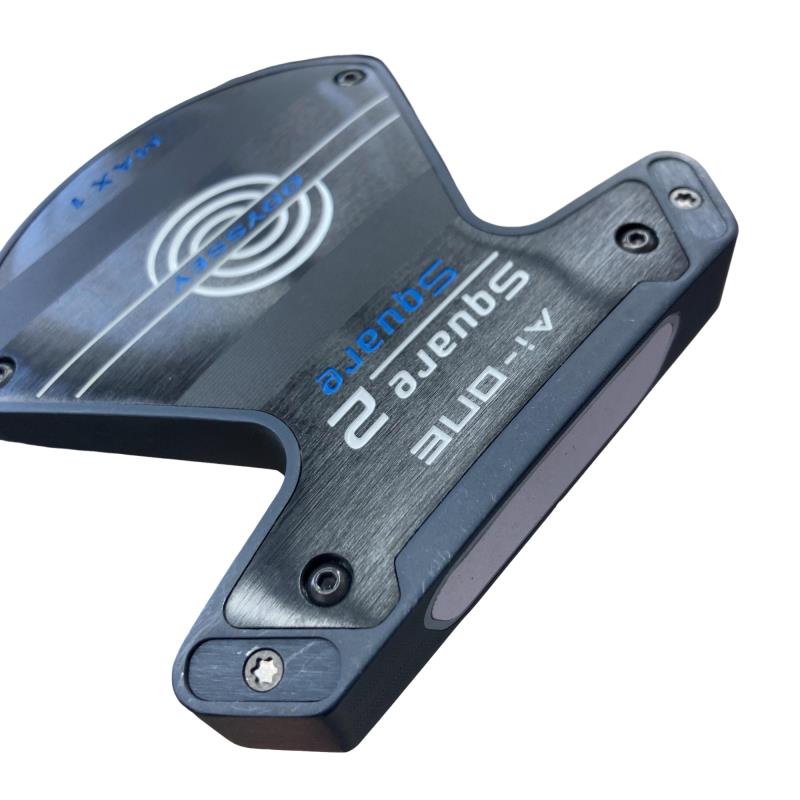 【中古】 オデッセイ Ai-ONE SQUARE 2 SQUARE MAX 1 34in パター PT STROKE LAB 90 スチール写真 (フレックス余分の物) メンズ 成人男性用 右利き 右用 C序列付ける ゴルフ野球クラブ