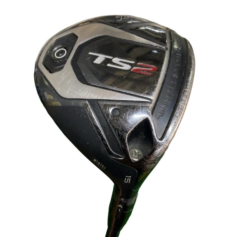 【中古】 タイトリスト TS2 15° USA フェアウェイウッド FW KURO KAGE Black DUAL CORE TiNi SFW 50 (フレックスS) メンズ 男性用 右利き 右用 Cランク ゴルフクラブ|ゴルフパートナー 中古クラブ店