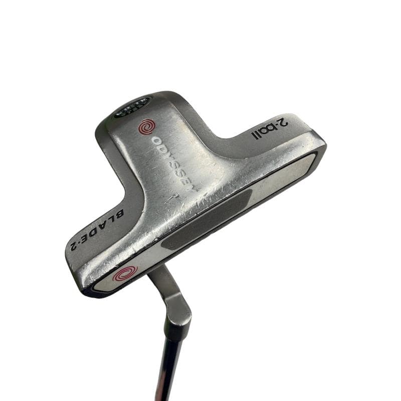 【中古】 オデッセイ WHITE STEEL 2・ball BLADE2 34インチ パター PT スチール (フレックスその他) メンズ 男性用 右利き 右用 Dランク ゴルフクラブ