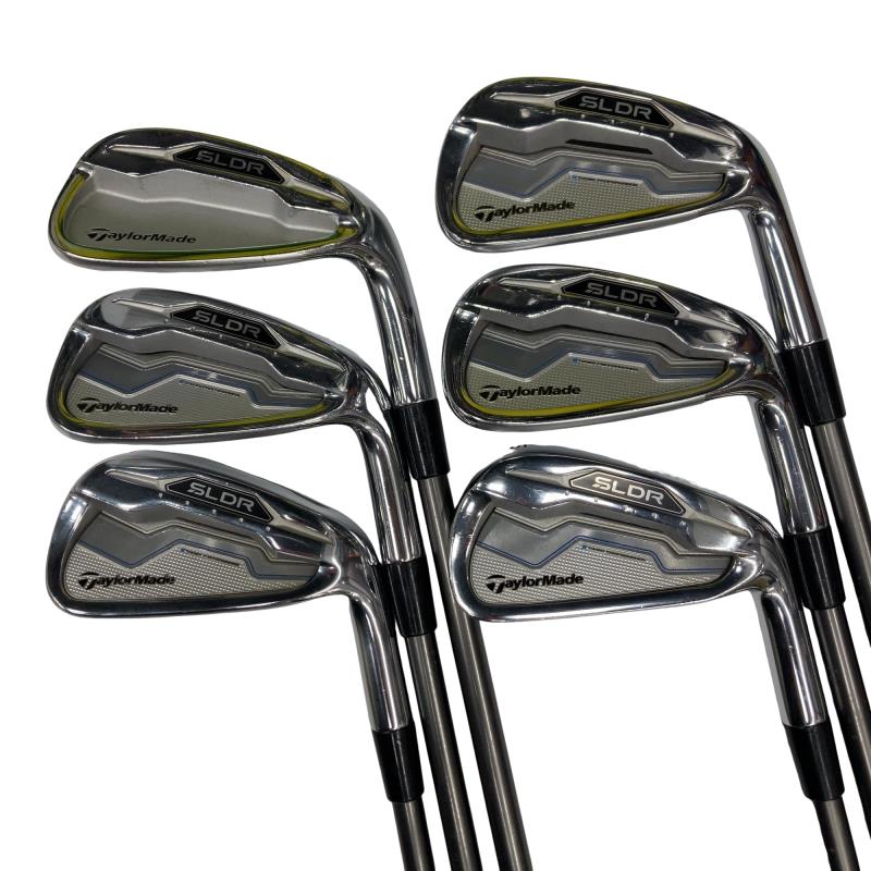 【中古】 テーラーメイド SLDR 6S アイアンセット IR TM7-214 (フレックスR) メンズ 男性用 右利き 右用 Dランク ゴルフクラブ