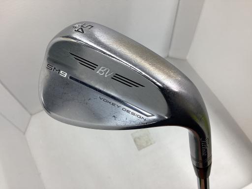 【中古】 タイトリスト VOKEY SPIN MILLED SM9 ツアークロム 54°/14°F ウェッジ WG 純正特注シャフト (フレックスS) メンズ 男性用 右利き 右用 Dランク ゴルフクラブ