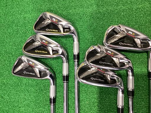 【中古】 テーラーメイド M2 6S アイアンセット IR RE-AX 90 STEEL JAPAN・SPEC(アイアン) (フレックスR) メンズ 男性用 右利き 右用 Cランク ゴルフクラブ