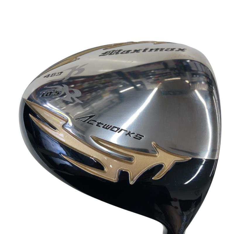 【中古】 ワークスゴルフ Actworks MAXIMAX 10.5° ドライバー DR WORKTEC V-SPEC α-III (フレックスR) メンズ 男性用 右利き 右用 Cランク ゴルフクラブ