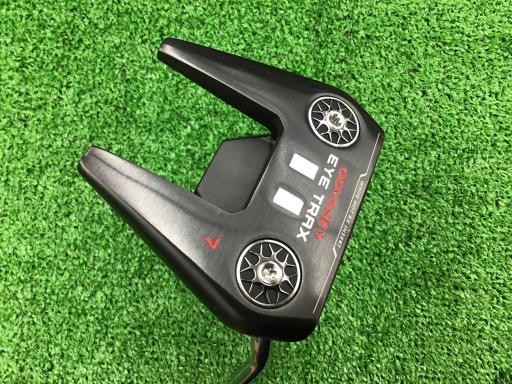 【中古】 オデッセイ EYE TRAX #7 34in パター PT スチール写真 (フレックス余分の物) メンズ 成人男性用 右利き 右用 C位置づける ゴルフ野球クラブ