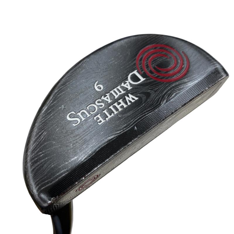 【中古】 オデッセイ WHITE DAMASCUS #9 黒いこと 34in パター PT スチール写真 (フレックス余分の物) メンズ 成人男性用 右利き 右用 C位置づける ゴルフ野球クラブ