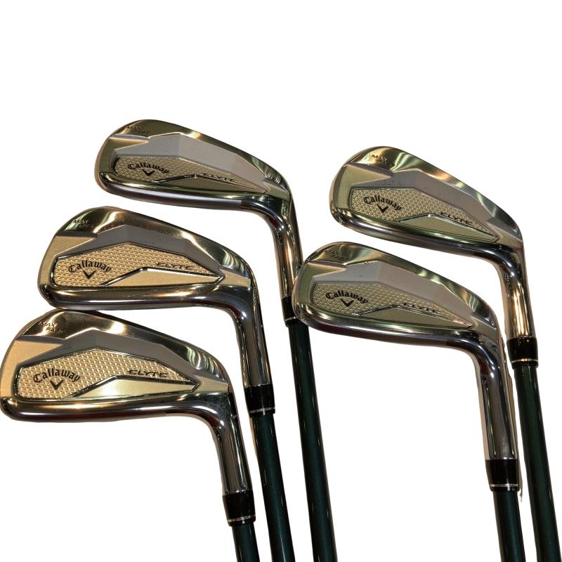 【中古】 キャロウェイ ELYTE MAX FAST 5S アイアン仕掛ける IR LIN-Q GREEN 40 for CW(ELYTE IR) (フレックスR) メンズ 成人男性用 右利き 右用 C価値づける ゴルフ野球クラブ