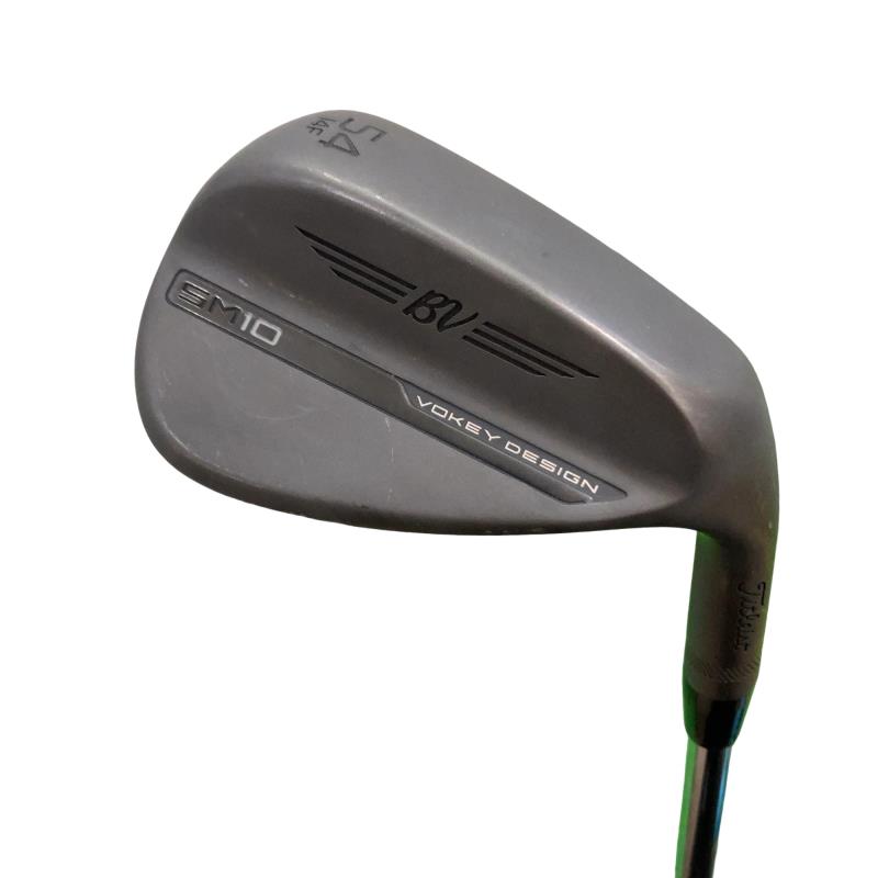 【中古】 タイトリスト VOKEY SPIN MILLED SM10 ジェットブラック 54°/14°F ウェッジ WG BV 105 (フレックスその他) メンズ 男性用 右利き 右用 Cランク ゴルフクラブ|ゴルフパートナー 中古クラブ店