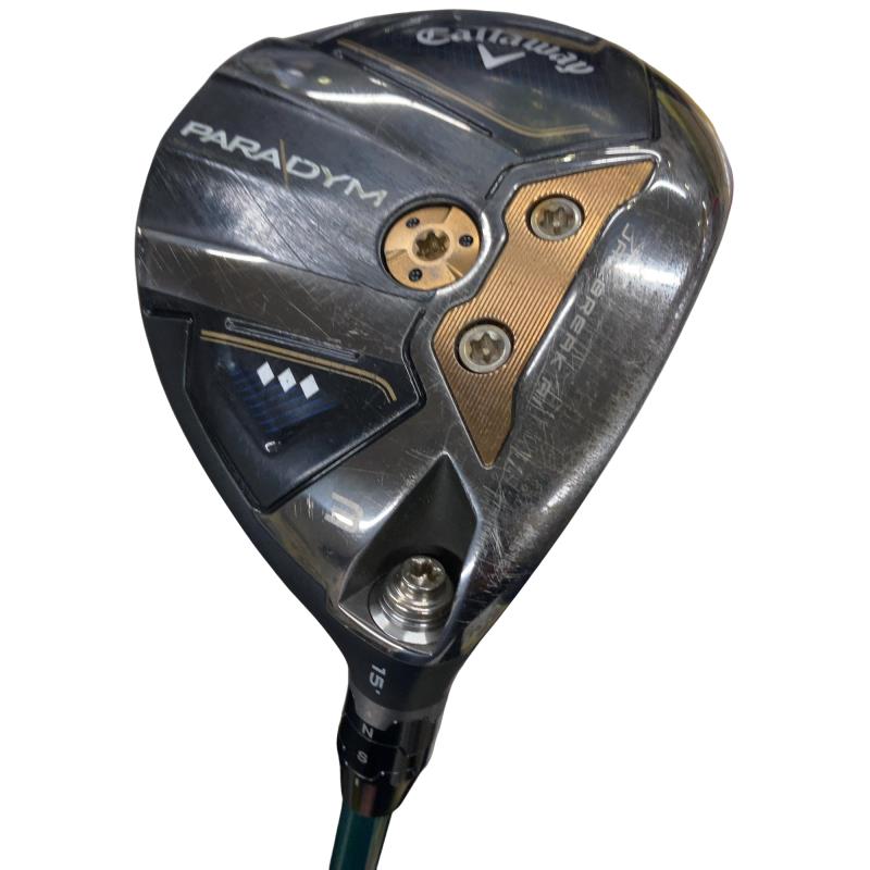 【中古】 キャロウェイ PARADYM ◆◆◆ 3W フェアウェイウッド FW SPEEDER NX GREEN 60 (フレックスS) メンズ 男性用 右利き 右用 Dランク ゴルフクラブ
