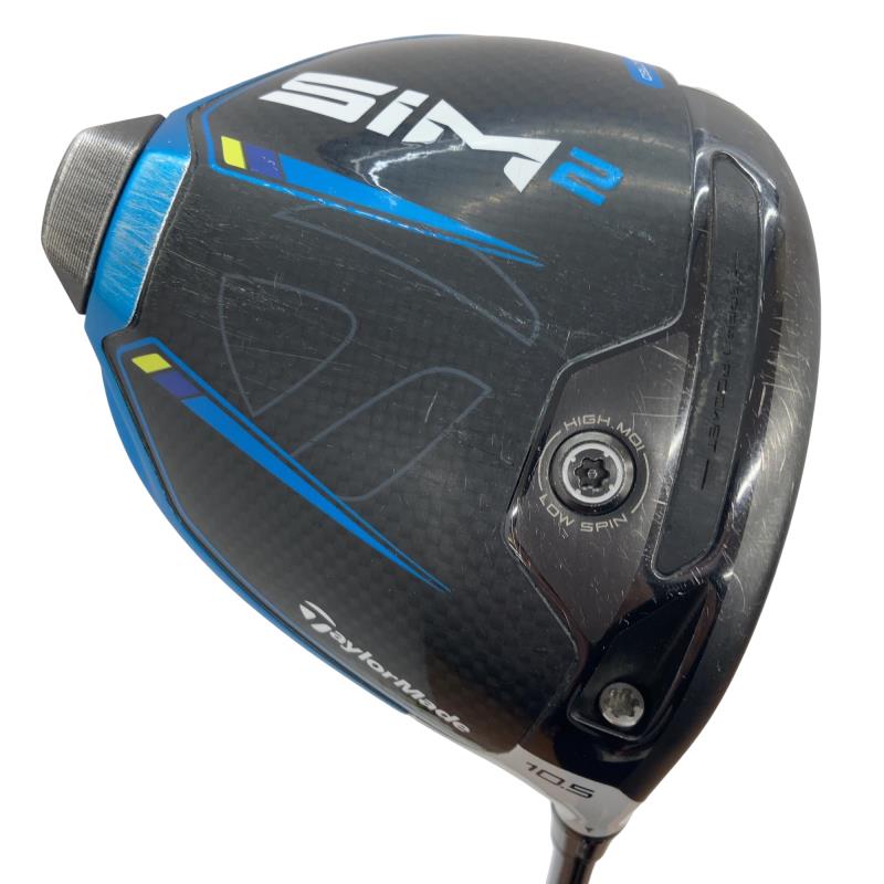 【中古】 テーラーメイド SIM2 10.5° ドライバー DR 純正特注シャフト (フレックスS) メンズ 男性用 右利き 右用 Cランク ゴルフクラブ