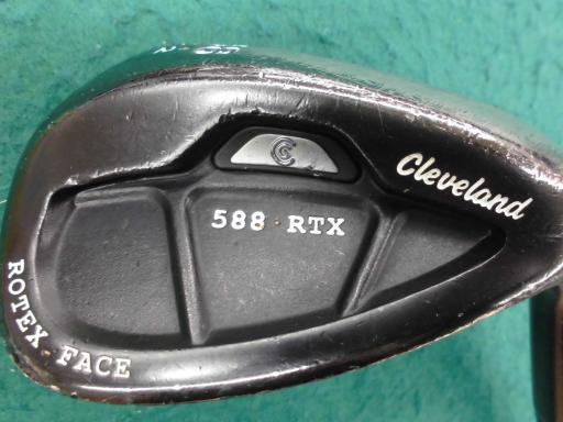 【中古】 クリーブランド Cleveland 588 RTX キャビティバック ブラックパール 58°/12° ウェッジ WG Dynamic Gold (フレックスS) メンズ 男性用 右利き 右用 Dランク ゴルフクラブ