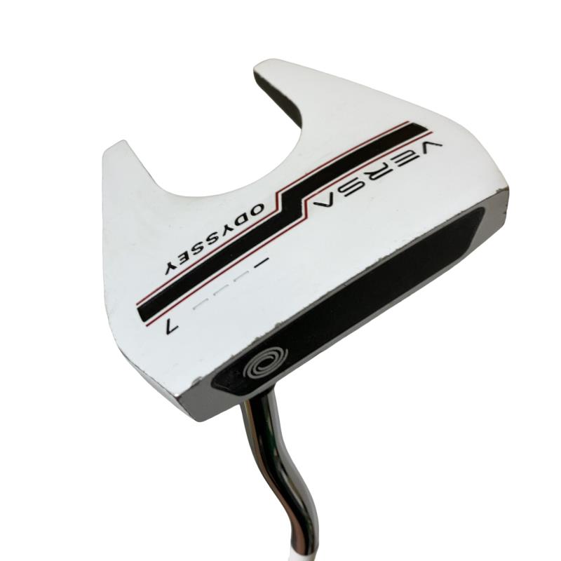 【中古】 オデッセイ VERSA #7 白いこと(ホリゾンタル) 32in レディース パター PT スチール写真 (フレックス余分の物) レディース お上さん用 右利き 右用 C序列付ける ゴルフ野球クラブ