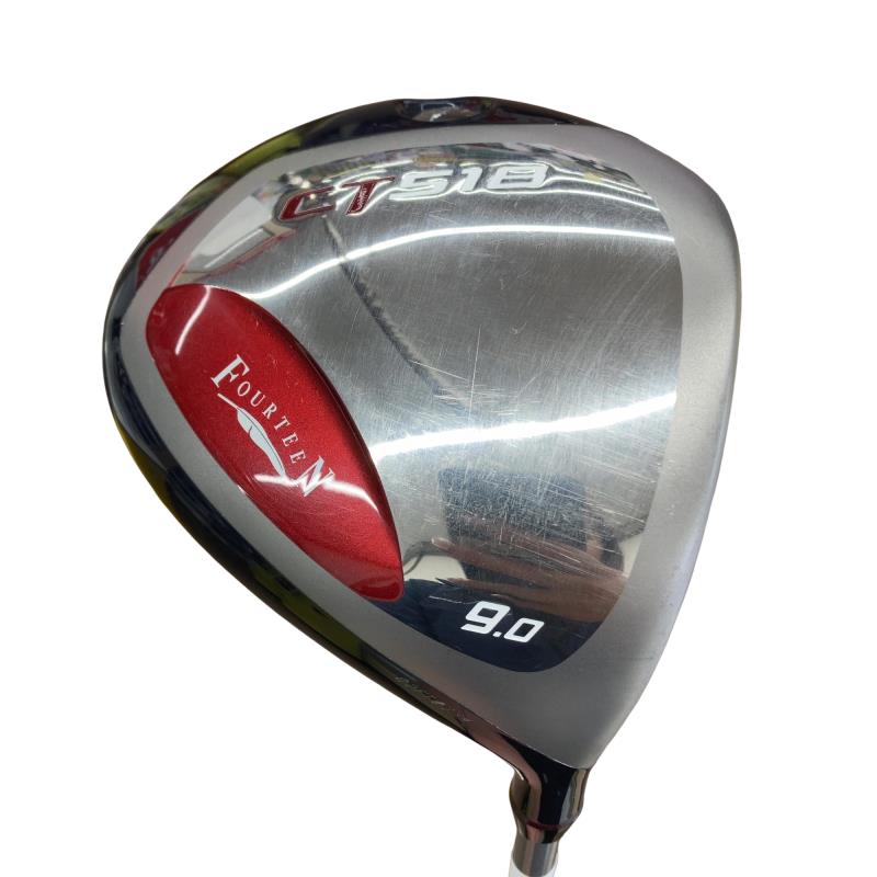 【中古】 フォーティーン CT-518  9°(47.75in) １番ウッド DR FT-15d (フレックスS) メンズ 成人男性用 右利き 右用 C序列付ける ゴルフ野球クラブ
