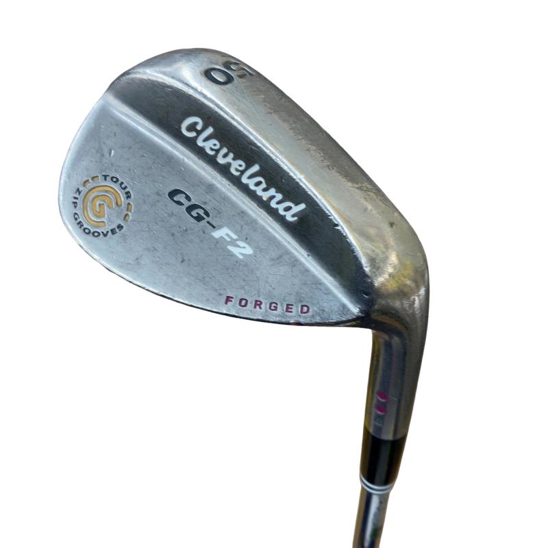【中古】 クリーブランド CG-F2 FORGED 50°/08° ウェッジ WG Dynamic Gold (フレックスS) メンズ 男性用 右利き 右用 Cランク ゴルフクラブ