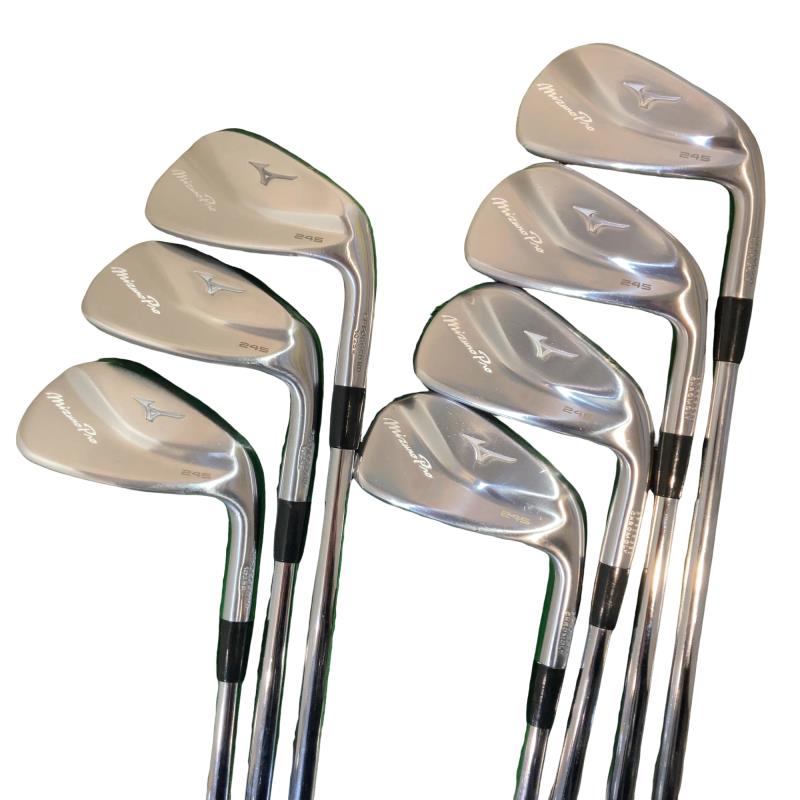 【中古】 ミズノ Mizuno Pro 245 8S アイアンセット IR 純正特注シャフト (フレックスその他) メンズ 男性用 右利き 右用 Cランク ゴルフクラブ｜ゴルフパートナー 中古クラブ店
