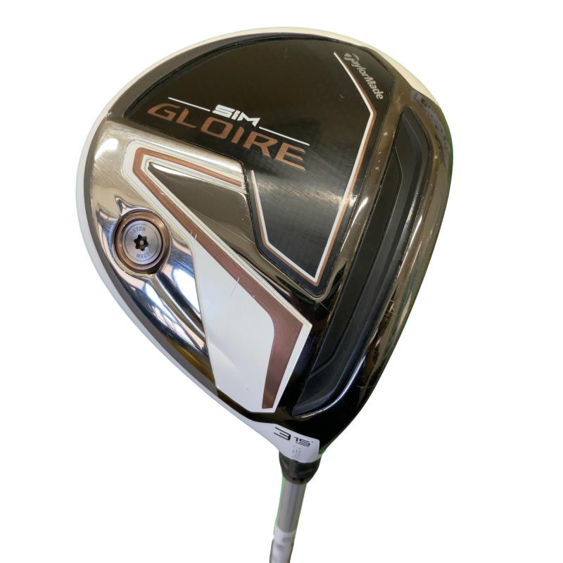 【中古】 テーラーメイド SIM GLOIRE 3W フェアウェイウッド FW 純正特注シャフト (フレックスS) メンズ 男性用 右利き 右用 Cランク ゴルフクラブ