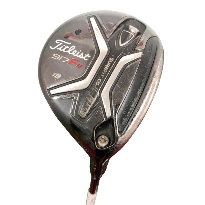【中古】 タイトリスト 917 F2 18° フェアウェイウッド FW Titleist Speeder 517 (フレックスS) メンズ 男性用 右利き 右用 Dランク ゴルフクラブ