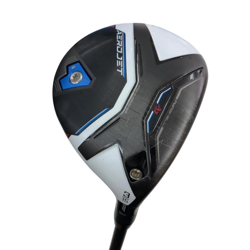 【中古】 コブラ cobra AEROJET 3W フェアウェイウッド FW Tour AD for Cobra(AEROJET FW) (フレックスSR) メンズ 男性用 右利き 右用 Cランク ゴルフクラブ
