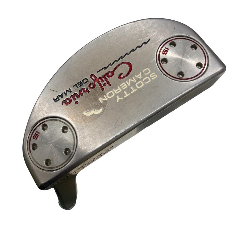【中古】 タイトリスト SCOTTY CAMERON California DEL MAR 34in(15g) パター PT スチール写真 (フレックス余分の物) メンズ 成人男性用 右利き 右用 C序列付ける ゴルフ野球クラブ