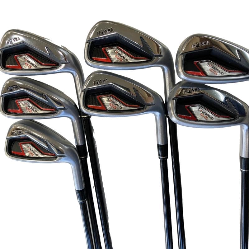 【中古】 本間ゴルフ TOUR WORLD GS 7S アイアンセット IR SPEED TUNED 48(IR) (フレックスS) メンズ 男性用 右利き 右用 Cランク ゴルフクラブ