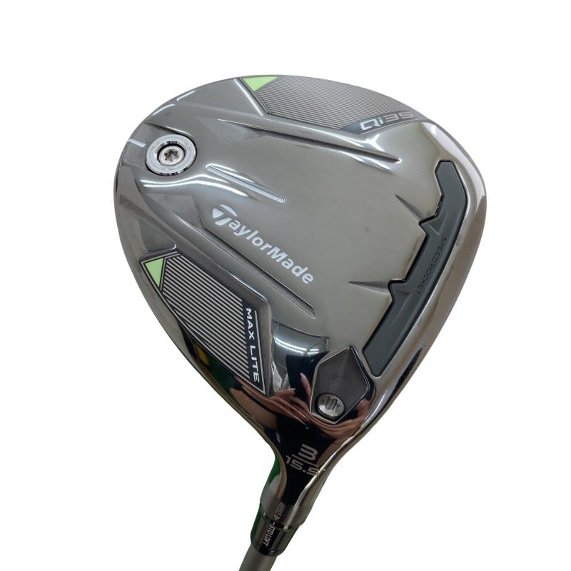 【中古】 テーラーメイド Qi35 MAX LITE 3W フェアウェイウッド FW AIR SPEEDER TM(Qi35 FW) (フレックスSR) メンズ 男性用 右利き 右用 Bランク ゴルフクラブ