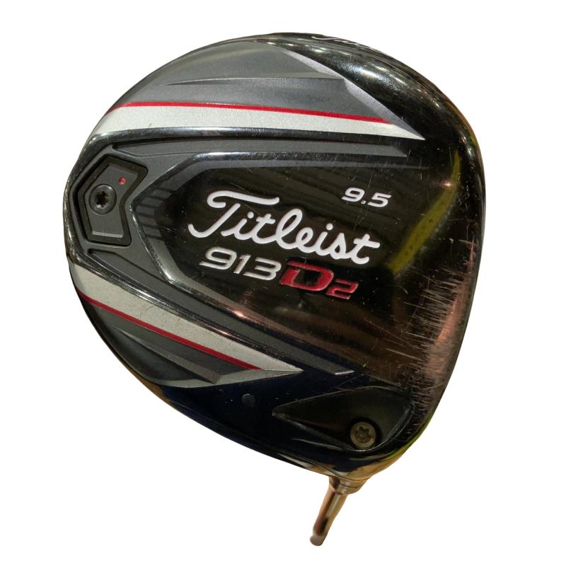 【中古】 タイトリスト 913 D2  9.5° １番ウッド DR Titleist ROMBAX 55 (フレックスS) メンズ 成人男性用 右利き 右用 C序列付ける ゴルフ野球クラブ