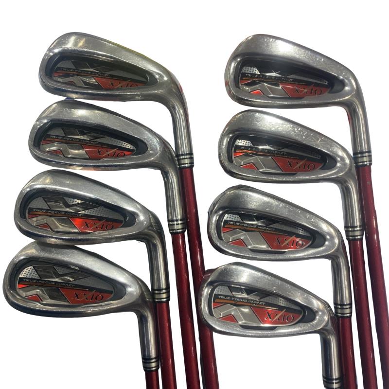 【中古】 ダンロップ XXIO(2018) 8S(赤いこと) アイアン仕掛ける IR XXIO MP1000(アイアン) 赤いこと (フレックスR) メンズ 成人男性用 右利き 右用 C価値づける ゴルフ野球クラブ