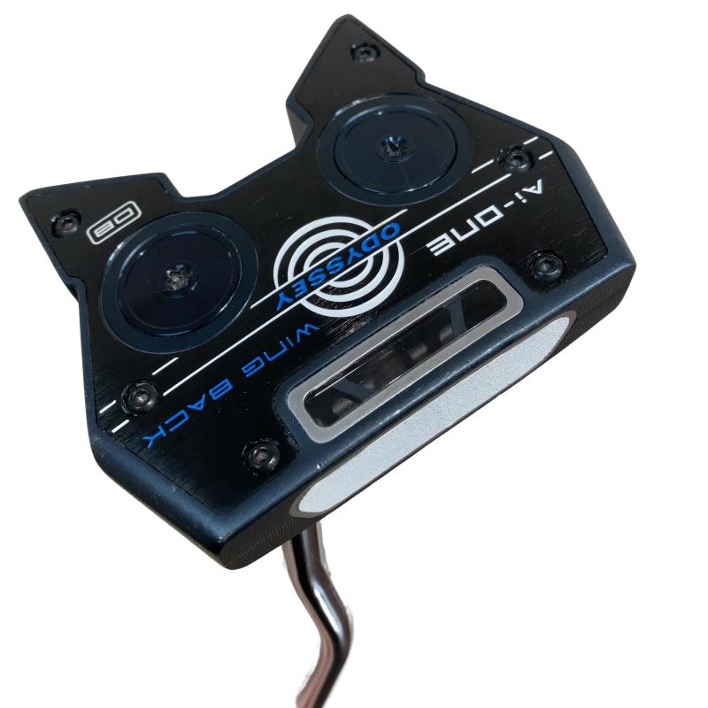 【中古】 オデッセイ Ai-ONE WING BACK DB 34in パター PT STROKE LAB 90 スチール写真 (フレックス余分の物) メンズ 成人男性用 右利き 右用 C序列付ける ゴルフ野球クラブ
