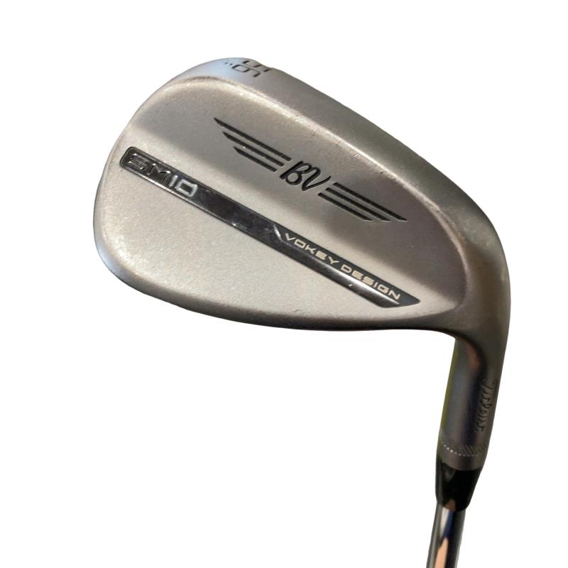【中古】 タイトリスト VOKEY SPIN MILLED SM10 ニッケル 56°/14°F ウェッジ WG 純正特注シャフト (フレックスR) メンズ 男性用 右利き 右用 Cランク ゴルフクラブ|ゴルフパートナー 中古クラブ店