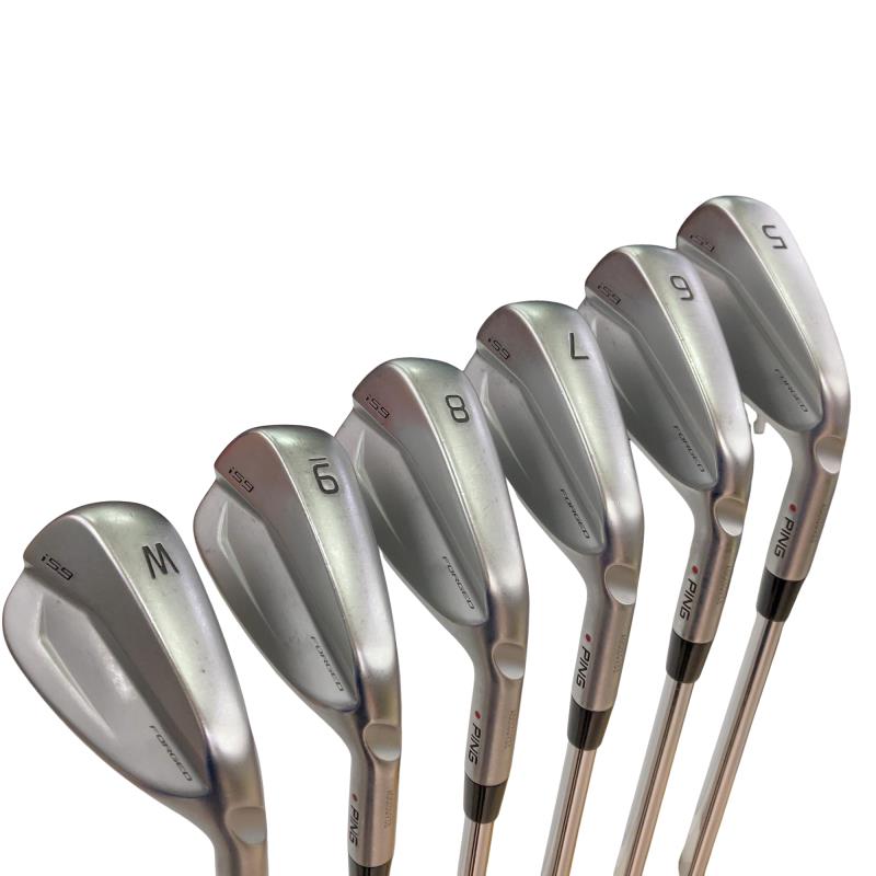 【中古】 ピン i59 6S アイアン仕掛ける IR 完全無欠特注立て坑 (フレックスX) メンズ 成人男性用 右利き 右用 C価値づける ゴルフ野球クラブ