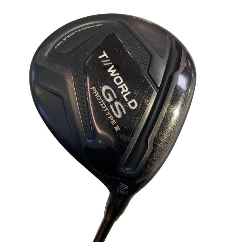 【中古】 本間ゴルフ TOUR WORLD GS PROTOTYPE III 3W フェアウェイウッド FW VIZARD FZ-5 (フレックスS) メンズ 男性用 右利き 右用 Cランク ゴルフクラブ