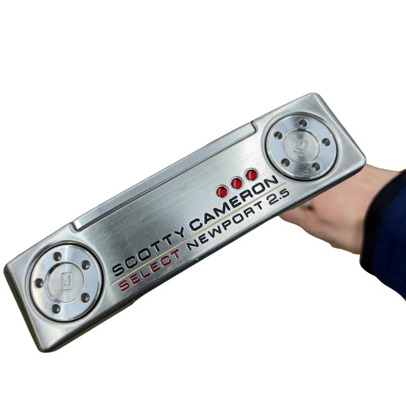 【中古】 タイトリスト SCOTTY CAMERON select NEWPORT 2.5(2018) 35インチ パター PT スチール (フレックスその他) メンズ 男性用 右利き 右用 Aランク ゴルフクラブ